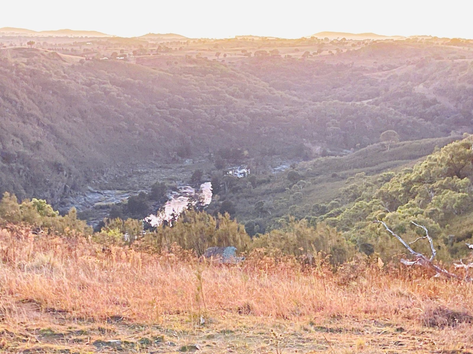 First light over the valley